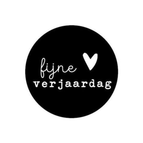 Sticker verjaardag