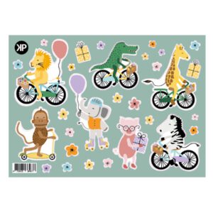 stickervel feest, cadeaustickers feest