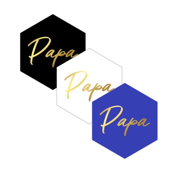 cadeausticker papa, cadeautje Vaderdag, cadeautje papa